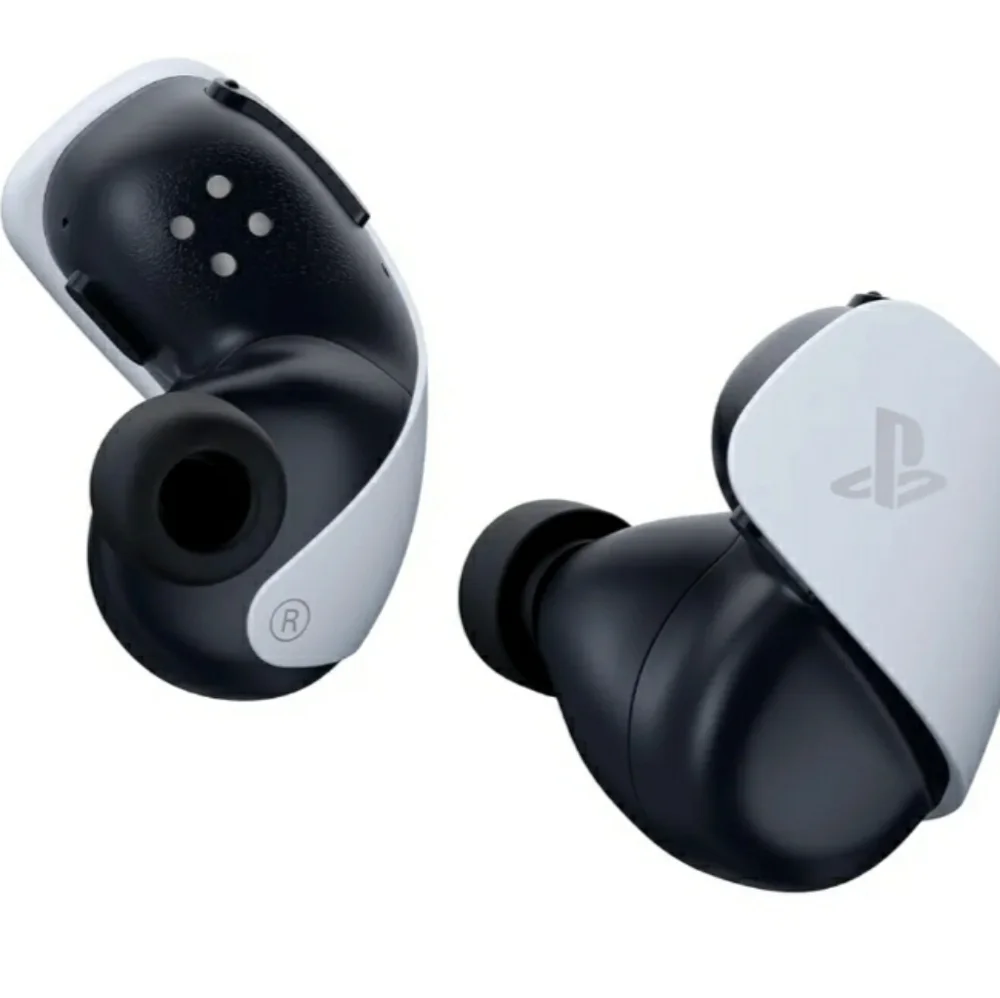 PlayStation Wireless Gaming Earbuds in Black and White